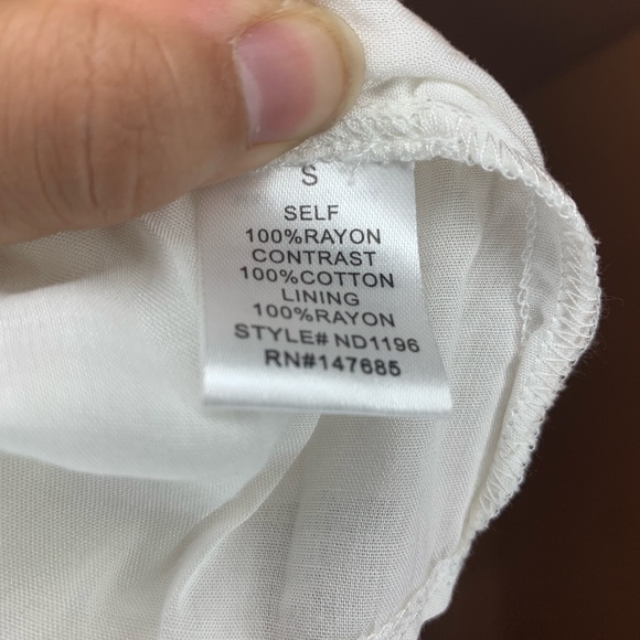 Nude brand| size S| Off white| floor length dress - Picture 7 of 9